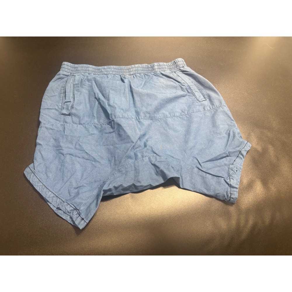 One Teaspoon NWOT Calypsos Harem Mid Length Shorts Blue Denim Size X-Small